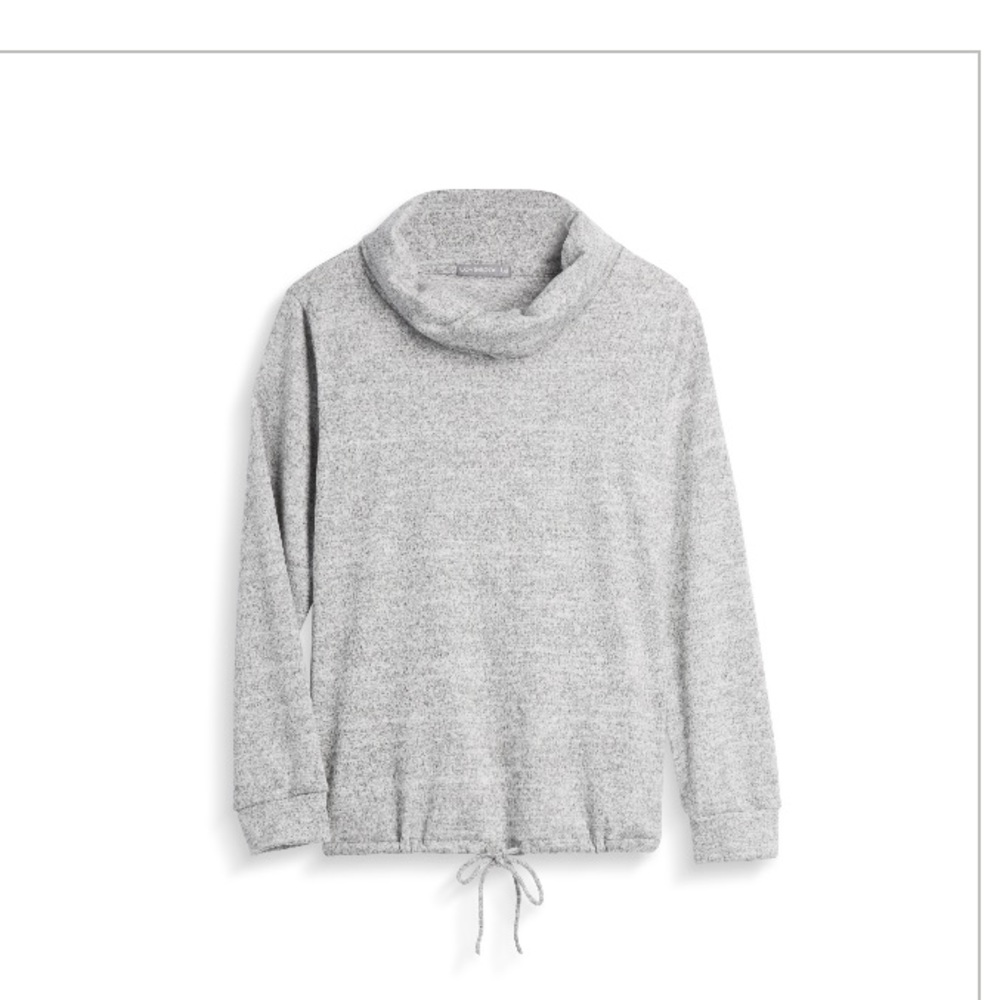 Loveappella drawstring turtleneck